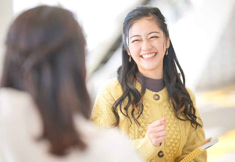 笑顔に自信が持て、いつもはつらつとした印象に